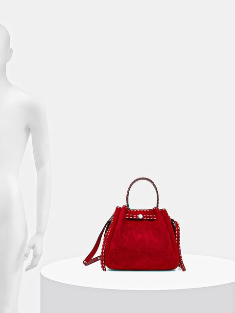 Tory Burch torebka zamszowa Romy