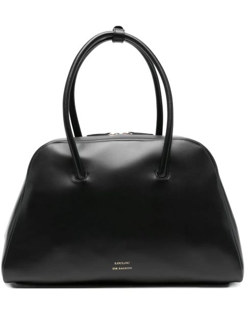 LouLou de Saison logo-print tote bag - Black - zdjęcie produktu nr 1