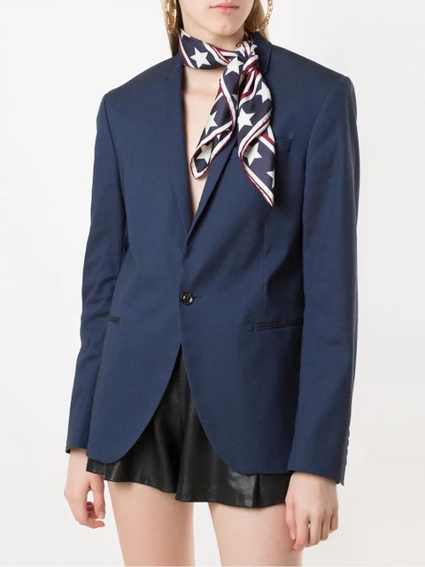 Dolce & Gabbana printed DG logo scarf - Blue - zdjęcie produktu nr 2