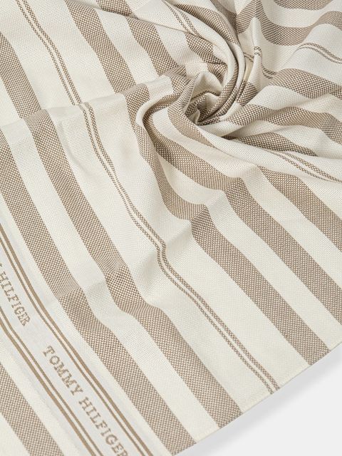 Tommy Hilfiger szalik z domieszką lnu - zdjęcie produktu nr 2