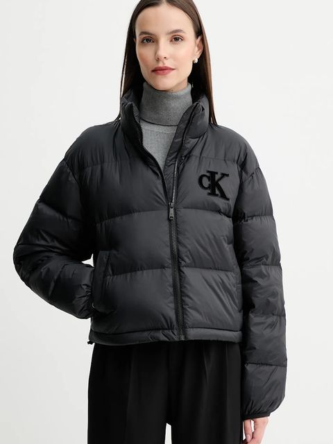 Calvin Klein Jeans kurtka puchowa kolor czarny zimowa LV047D503G - zdjęcie produktu nr 1