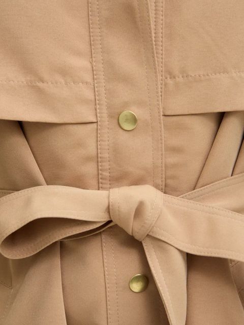 Answear.LAB płaszcz damski kolor brązowy przejściowy