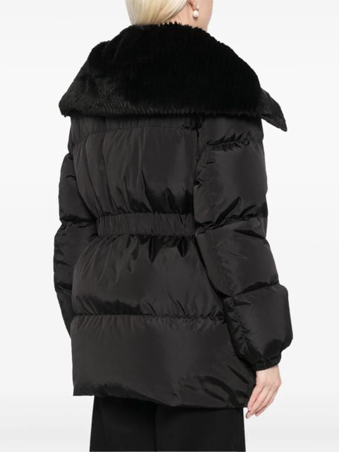 Moncler goose down puffer jacket - Black