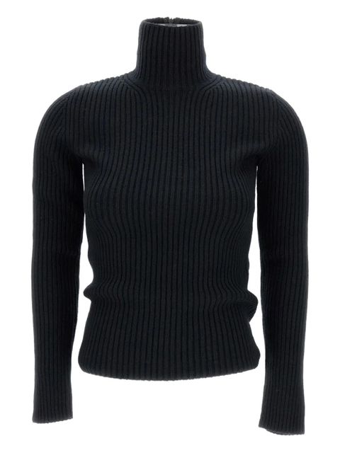Max Mara ribbed turtleneck sweater - Black - zdjęcie produktu nr 1
