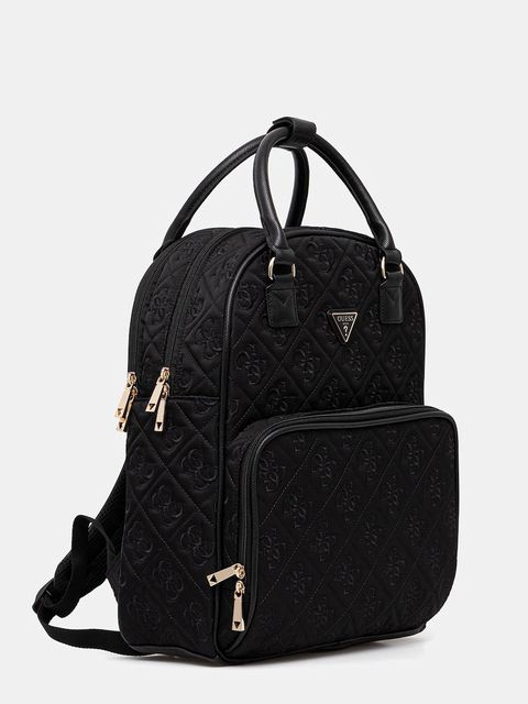 Guess plecak ADELASIA damski kolor czarny duży z aplikacją TWNB96 58030 - zdjęcie produktu nr 2