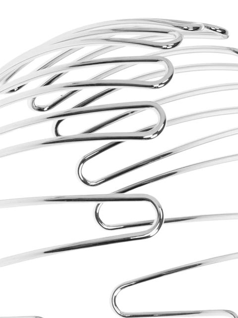 Diesel Volt-D curved-line metal headband - Silver - zdjęcie produktu nr 2