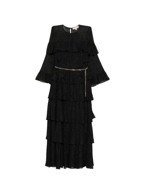 Michael Kors ruffled maxi dress - Black - zdjęcie produktu nr 1