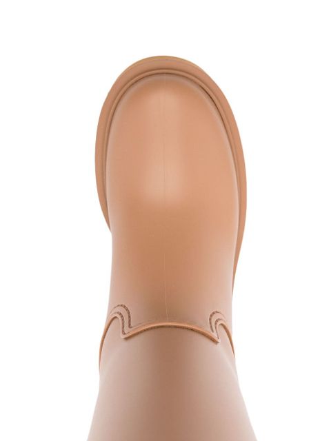 Moncler Kickstream waterproof knee-high boots - Brown