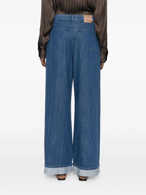Max Mara Lupino cuffed trousers - Blue