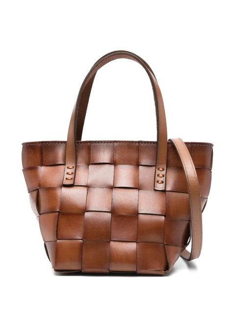 DRAGON DIFFUSION mini Japan tote bag - Brown - zdjęcie produktu nr 1