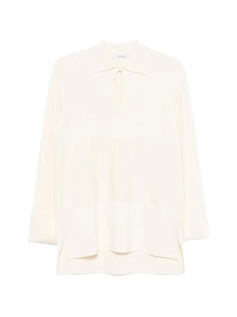 Max Mara long-sleeve polo top - Neutrals - zdjęcie produktu nr 1