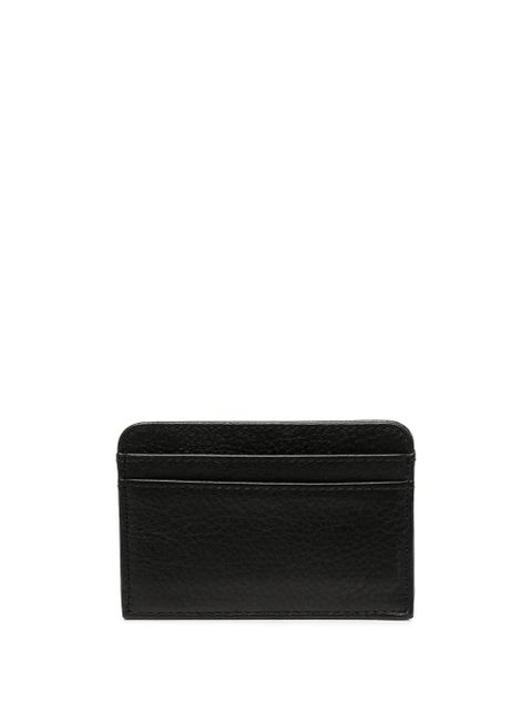 Zadig&Voltaire pebbled leather card holder - Black
