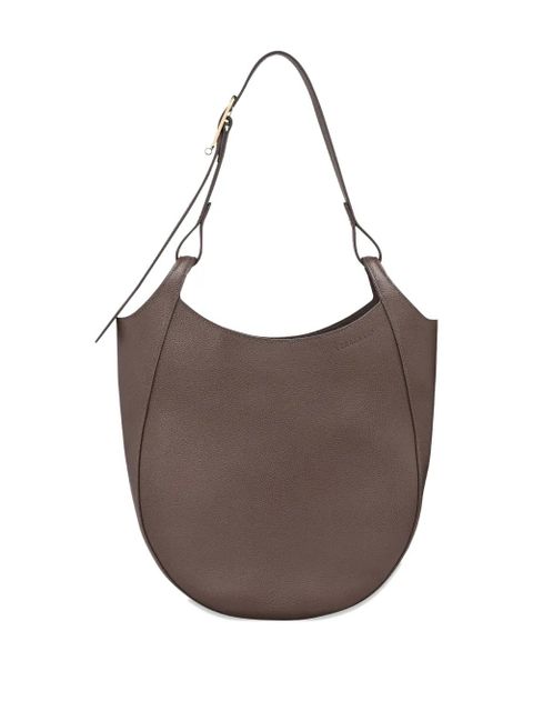 Longchamp Le Foulonné Hobo L leather shoulder bag - Brown - zdjęcie produktu nr 2