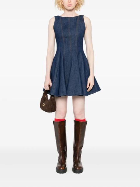 Maje sleeveless denim mini dress - Blue - zdjęcie produktu nr 2