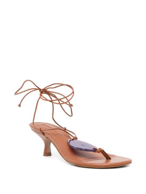 FARM Rio lace up sandals - Brown - zdjęcie produktu nr 2