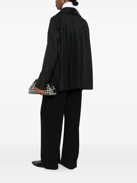 Sportmax boxy collar jacket - Black - zdjęcie produktu nr 2
