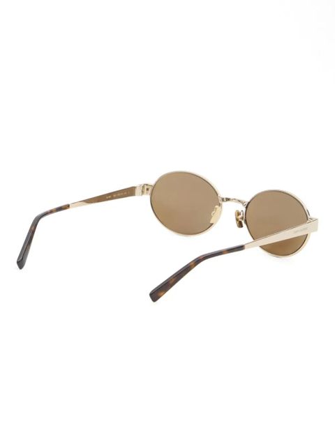 Saint Laurent Eyewear round-frame sunglasses - Gold - zdjęcie produktu nr 2
