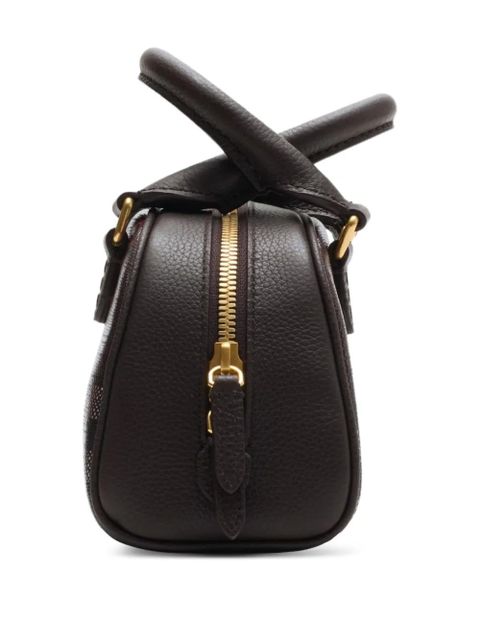 Burberry Highlands check-pattern mini bag - Black