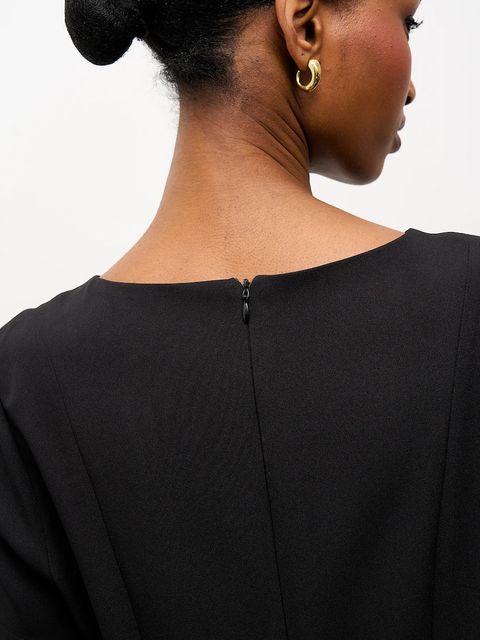 Answear.LAB sukienka kolor czarny mini rozkloszowana