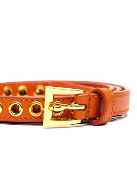 Prada buckle belt - Orange