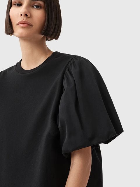 AllSaints t-shirt bawełniany JESS damskie kolor czarny W031JD - zdjęcie produktu nr 2