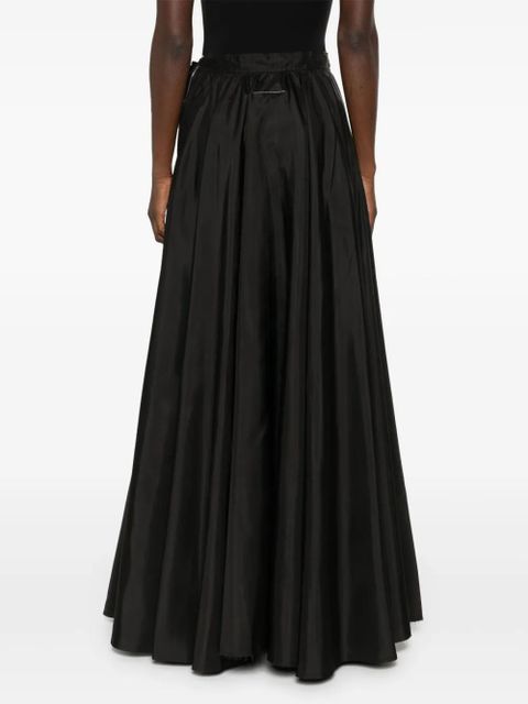 MM6 Maison Margiela taffeta maxi skirt - Black