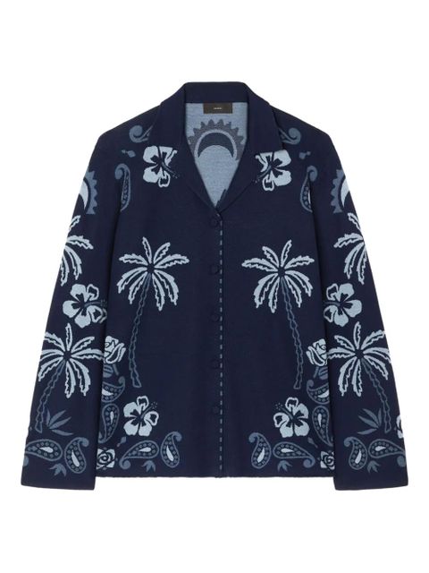 Alanui Wild Wonder jacquard shirt - Blue - zdjęcie produktu nr 1