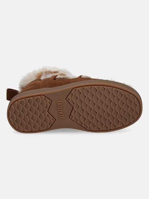 Inuikii śniegowce zamszowe Teddy Low kolor brązowy 1001.001.0321.106