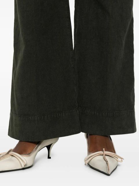Victoria Beckham corduroy wide-leg jeans - Green