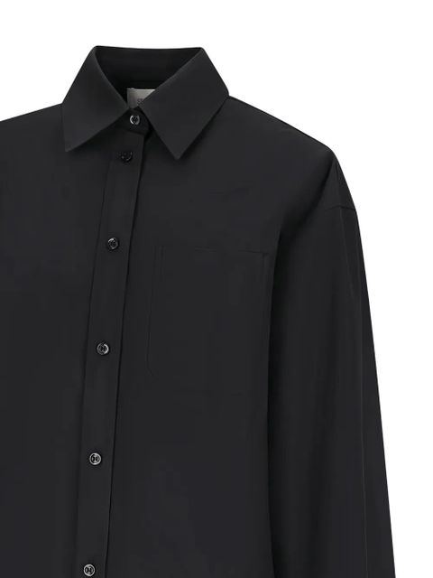 Sportmax Nespola pleated shirt - Black