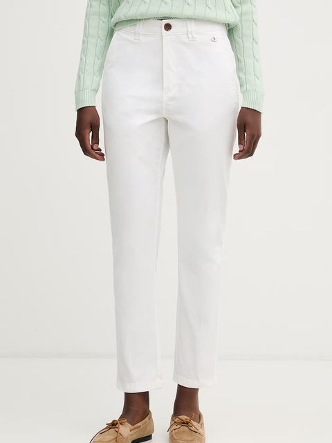 U.S. Polo Assn. spodnie damskie bawełniane z elastanem Chino - zdjęcie produktu nr 1