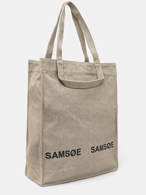 Samsoe Samsoe torebka bawełniana SALUCCA - zdjęcie produktu nr 1