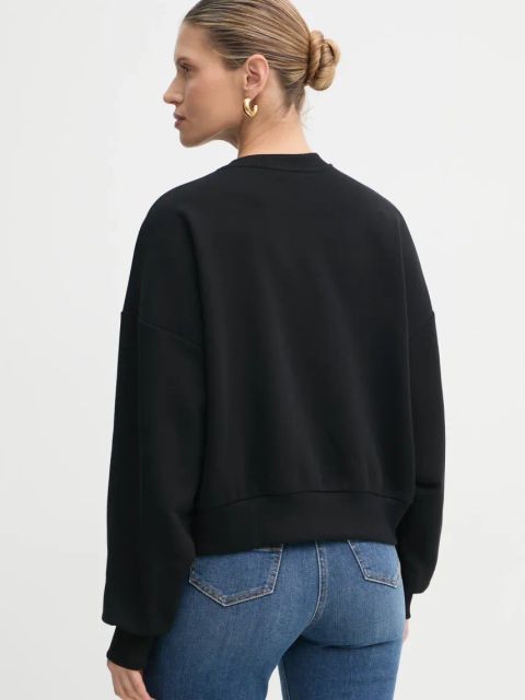 Elisabetta Franchi bluza damska kolor czarny z aplikacją MD00551E2