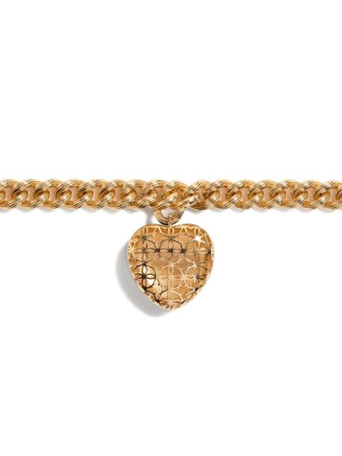 Valentino Garavani gold-tone chain bracelet with heart charm