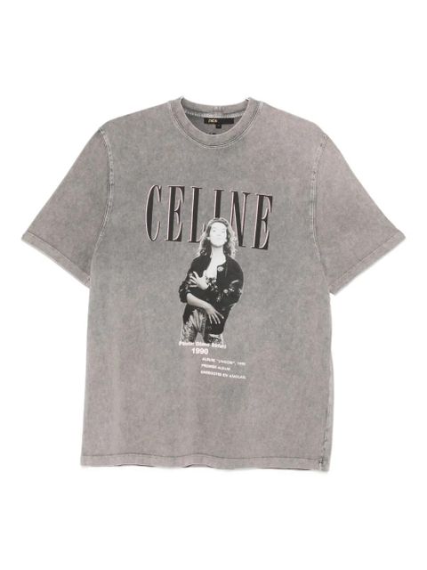 Maje graphic-print T-shirt - Grey