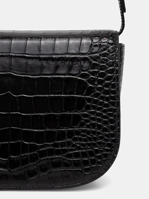 Furla torebka skórzana kolor czarny WB01355.BX3178.O6000