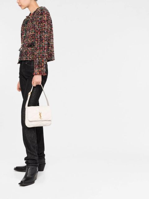 Saint Laurent Le 57 quilted shoulder bag - Neutrals