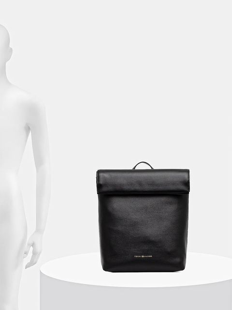 Tommy Hilfiger plecak damski kolor czarny duży gładki AW0AW17654