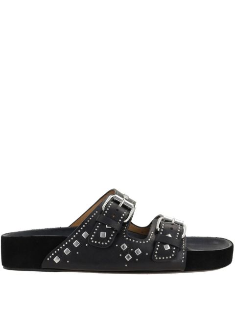 ISABEL MARANT Lennyo leather sandals - Black - zdjęcie produktu nr 1