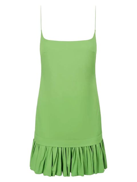 STAUD Ari ruffled dress - Green - zdjęcie produktu nr 2