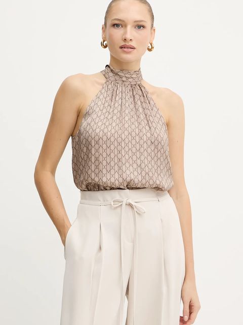 Marciano by Guess bluzka ELISA damska kolor brązowy wzorzysta 5BGH19 7298A - zdjęcie produktu nr 1