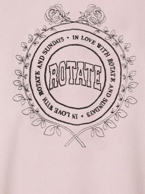 ROTATE BIRGER CHRISTENSEN logo embroidery sweatshirt - Pink - zdjęcie produktu nr 2