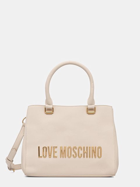 Love Moschino torebka kolor beżowy JC4022PP0NKD0110 - zdjęcie produktu nr 1