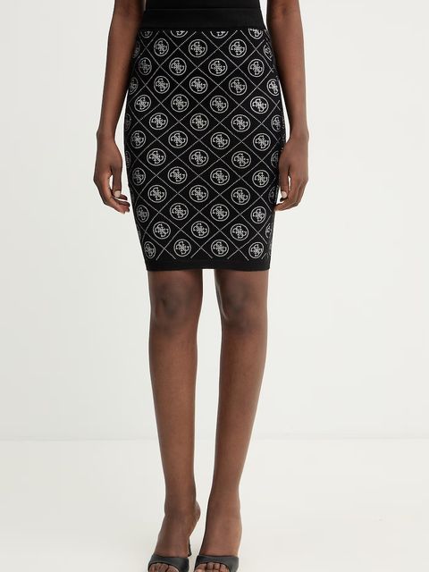 Guess spódnica z domieszką wełny 4G