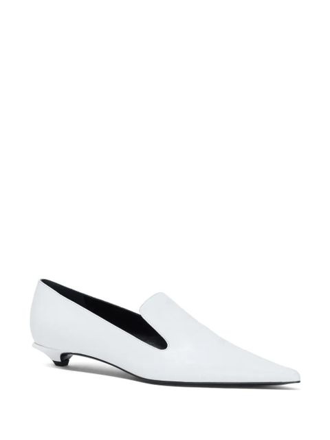 Proenza Schouler 20mm point-toe leather pumps - White - zdjęcie produktu nr 2