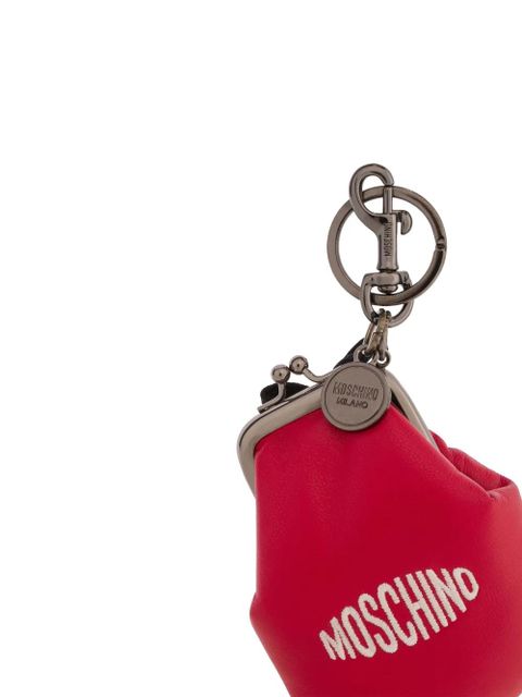 Moschino boxing-glove keyring - Red