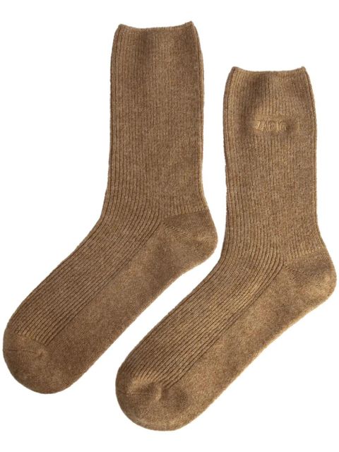 Zadig&Voltaire cashmere socks - Brown - zdjęcie produktu nr 1