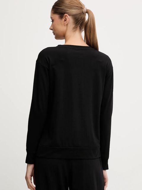 HUGO longsleeve lounge kolor czarny 50555632