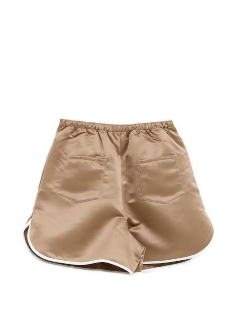 The Frankie Shop piped-trim satin shorts - Neutrals - zdjęcie produktu nr 2