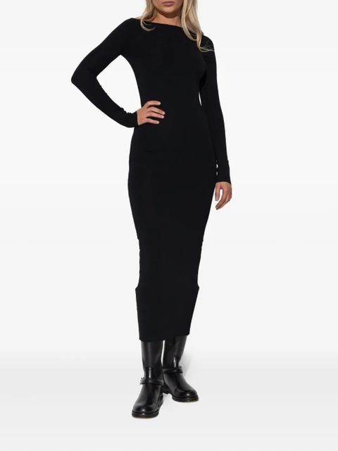 ENTIRE STUDIOS long-sleeve midi dress - Black